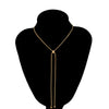 Ingemark Kpop Snake Chain Choker Necklace for Women Girl Wedding On The Neck Temperament Ball Pendant Thin Link Party Jewelry
