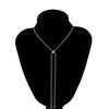 Ingemark Kpop Snake Chain Choker Necklace for Women Girl Wedding On The Neck Temperament Ball Pendant Thin Link Party Jewelry