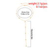 Ingemark Minimalism  Long Tassel Necklace for Women Girls Vintage Chest Thin Chain Ball Pendant Female Neck Jewelry Gift New