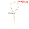 Ingemark Sexy Adjustable Snake Bone Chain Necklace for Women Wedding Bride Simple Smooth Link Pendant Aesthetic Neck Jewelry New