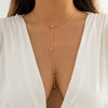 Ingemark Sexy Adjustable Snake Bone Chain Necklace for Women Wedding Bride Simple Smooth Link Pendant Aesthetic Neck Jewelry New