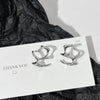 Irregular Metal Earrings European and American Style Personality Stud Earrings Ms Girl Travel Wedding Accessories 2023