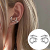 Irregular Metal Earrings European and American Style Personality Stud Earrings Ms Girl Travel Wedding Accessories 2023