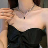 Korean  Flat Snake Chain Herringbone Necklace for Women Jewelry Charm Party Choker Necklace Party Gift Collares Para Muje