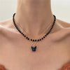 Korean  Flat Snake Chain Herringbone Necklace for Women Jewelry Charm Party Choker Necklace Party Gift Collares Para Muje