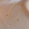 Korean  Flat Snake Chain Herringbone Necklace for Women Jewelry Charm Party Choker Necklace Party Gift Collares Para Muje