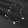 Korean  Flat Snake Chain Herringbone Necklace for Women Jewelry Charm Party Choker Necklace Party Gift Collares Para Muje