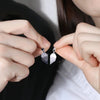 Korean  Magnetic Couple Necklace For Lovers Gothic Punk Heart Pendant Necklace For Men Women Necklaces Party Gift Jewelry