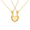 Korean  Magnetic Couple Necklace For Lovers Gothic Punk Heart Pendant Necklace For Men Women Necklaces Party Gift Jewelry