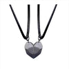Korean  Magnetic Couple Necklace For Lovers Gothic Punk Heart Pendant Necklace For Men Women Necklaces Party Gift Jewelry