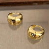 Korean Thorn Knot Hoop Earring Smooth Exquisite Circle Ear Buckle Earrings for Women Girl Party Jewelry Accessories Gift
