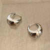 Korean Thorn Knot Hoop Earring Smooth Exquisite Circle Ear Buckle Earrings for Women Girl Party Jewelry Accessories Gift