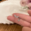 Korean Trendy Wing Ear Cuff Without Piercing Clip Earrings for Women Elegant Sparkling Zircon Pin Earrings Wedding Jewelry