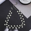 LATS Beads Women's Neck Chain Kpop Pearl Choker Necklace Gold Color Goth Chocker Jewelry Pendant Necklaces  Collar for Girl