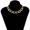 Lacteo Neo Gothic Geometric Rhombus O Shape Choker Necklace For Women  Trendy Neck Clavicle Chain Jewelry Necklace