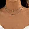 Lacteo Trendy Gold Color Petals Shape Short Neck Chain Necklace Choker for Women Jewelry Collar Clavicle Necklaces Gifts Party