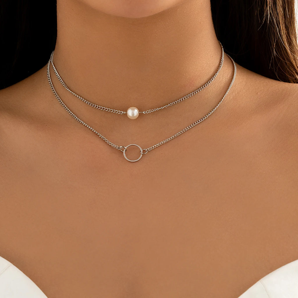 Lacteo Trendy Gold Color Petals Shape Short Neck Chain Necklace Choker for Women Jewelry Collar Clavicle Necklaces Gifts Party