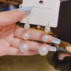 Luxury Bow Pearl Tassel Earrings for Women Bijoux Trendy Bridal Drop Dangling Earrings Statement High Jewelry Gifts
