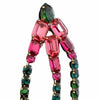 Luxury Crystal Tassel Earrings Summer Accessories for Women Statement Dangle Colorful Rhinestone Earrings Stud Party Jewelry