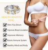 Cubic Zirconia Cross Rings for Women Slimming Health Care Weight Loss Ring Engagement Wedding Couple Gifts Charm Jewelry