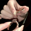 Luxury Exquisite Colored Small Zircon Rings for Women French Retro Crystal Stone Opening Ring Aesthetic Creative Wedding Jewelry