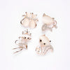 Opal Stone Cat Brooches For Women Elegant Rhinestone Cute Animal Owl Butterfly Flower Bee Lapel Pins Wedding Jewelry Gift
