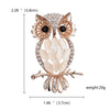 Opal Stone Cat Brooches For Women Elegant Rhinestone Cute Animal Owl Butterfly Flower Bee Lapel Pins Wedding Jewelry Gift