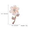 Opal Stone Cat Brooches For Women Elegant Rhinestone Cute Animal Owl Butterfly Flower Bee Lapel Pins Wedding Jewelry Gift