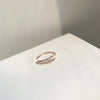 Rhinestone Rings for Woman Simple Hollow Joint Ring Wedding Party Elegant Jewelry Gifts