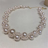 Vintage Three-layer Pearl Collar Choker,   In Trend Jewelry  Woman's Choker Necklace on the Neck Party Gift