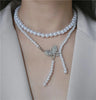 Vintage Three-layer Pearl Collar Choker,   In Trend Jewelry  Woman's Choker Necklace on the Neck Party Gift