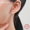 MODIAN 2024 Real 925 Sterling Silver Lucky Leaves Stackable Finger Ring Vintage Wheat Stud Earrings For Women Fine Jewelry Sets