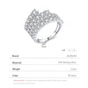MODIAN 925 Sterling Silver Classic Sparkling High Level Zirconia Trendy Finger Ring Party Luxury Wedding Jewelry For Women Gift