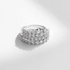 MODIAN 925 Sterling Silver Classic Sparkling High Level Zirconia Trendy Finger Ring Party Luxury Wedding Jewelry For Women Gift
