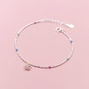 MODIAN 925 Sterling Silver Cute Flower Link Chain Bracelet For Trendy Gold Color Enamel Bracelets For Women Fine Jewelry Gift
