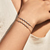 MODIAN 925 Sterling Silver Dainty Simple Shiny Stackable Bracelet For Women White Gold Plated Link Chain Trendy Jewelry