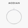 MODIAN 925 Sterling Silver Elastic Adjustable Simple Beads Bracelets Charm Hearts Stackable Fine Jewelry For Women Female Gifts