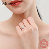 MODIAN 925 Sterling Silver Jewelry Sets Luxury Oval Clear CZ Necklace Earrings For Women Wedding Engagement Statement Jewelry