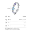 MODIAN 925 Sterling Silver Plant Series Original Design Enamel Daisy Flower Rings For Women Colorful Ring Fine Jewelry