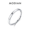 MODIAN 925 Sterling Silver Romantic Moon Sun Finger Rings For Women and Men Lover Couple Rings Fine Jewelry Anniversary Gifts