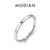 MODIAN 925 Sterling Silver Romantic Moon Sun Finger Rings For Women and Men Lover Couple Rings Fine Jewelry Anniversary Gifts