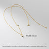 MODIAN 925 Sterling Silver Simple Round Zircon Pendants Trendy Gold Color Cross Link Chain Necklace For Women Fine Jewelry Gift