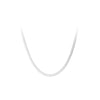 MODIAN 925 Sterling Silver Simple Snake Chain Necklace Trendy Gold Color Neck Chain For Women Engagement Wedding Fine Jewelry