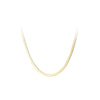 MODIAN 925 Sterling Silver Simple Snake Chain Necklace Trendy Gold Color Neck Chain For Women Engagement Wedding Fine Jewelry