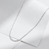 MODIAN 925 Sterling Silver Sparkling Gypsophila Y Shape Necklaces For Women Stars Choker Necklace Trendy Jewelry Gifts