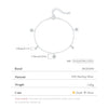 MODIAN 925 Sterling Silver Stars & Beads Charm Pendant Bracelets Gold Color Stackable Link Chain For Women Party Jewelry