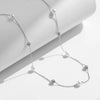 MODIAN 925 Sterling Silver Zircon Beads &Pearl Chain Necklaces Pendant For Women Fine Jewelry  Valentine’s Day Gifts