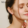 MODIAN Authentic 925 Sterling Silver Jewelry Set Exquisite Natural Opal Rings & Earrings For Women Wedding Engagement Jewelry