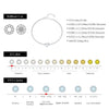 MODIAN D Color Pave Setting Moissanite Bracelets 925 Sterling Silver Romantic Heart Gourmette Bracelet For Women Jewelry Gifts