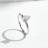MODIAN D Color Pear Cut Moissanite Ring 925 Sterling Silver Water Drop Lab Diamond Wedding Rings For Women Wedding Fine Jewelry